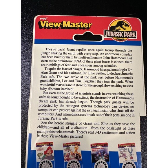 1993 View-Master Jurassic Park 3 Reel Set 3D Pictures Complete - Picture 5 of 10